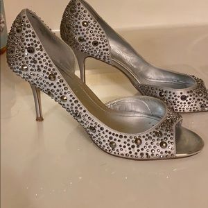 Beautiful rhinestone shoes